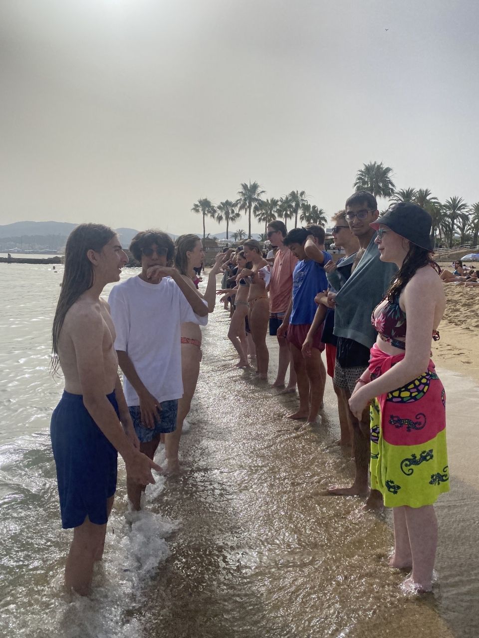 at the beach ice breaker