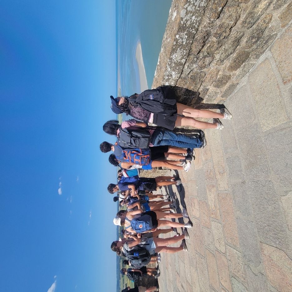 Looking out over the bay