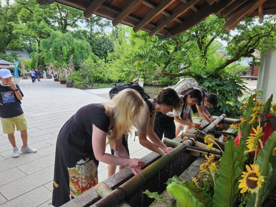 Photo for blog post Session 2: Orientation, Kitano Tenmangu and Bosai Center