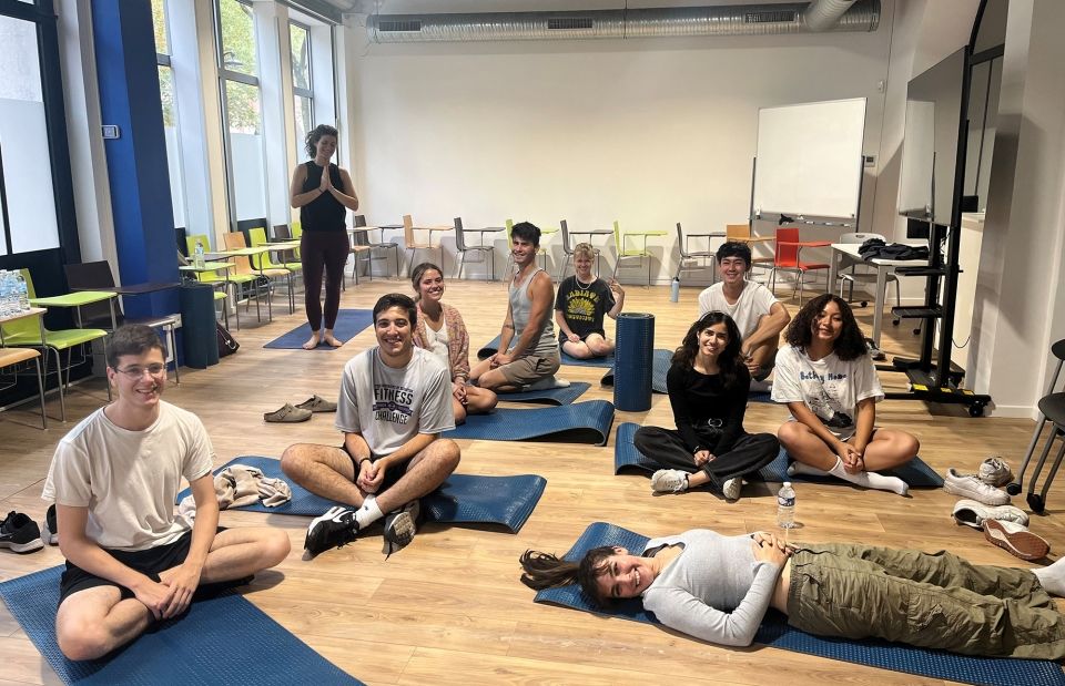 yoga class paris study abroad