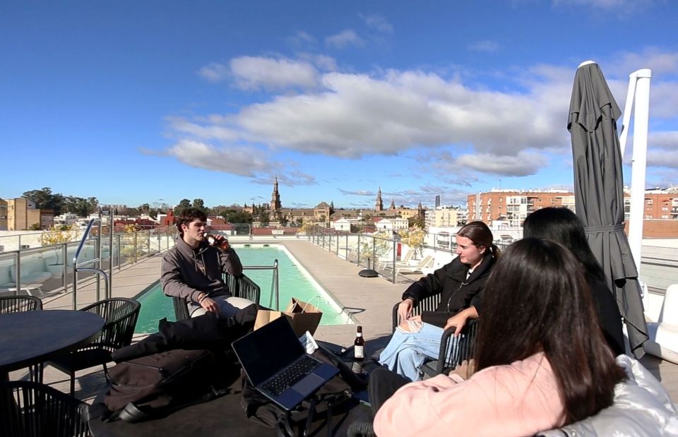seville spain residence rooftop study abroad