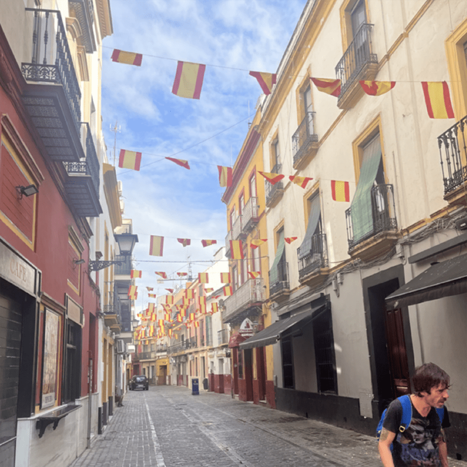 flag street spain