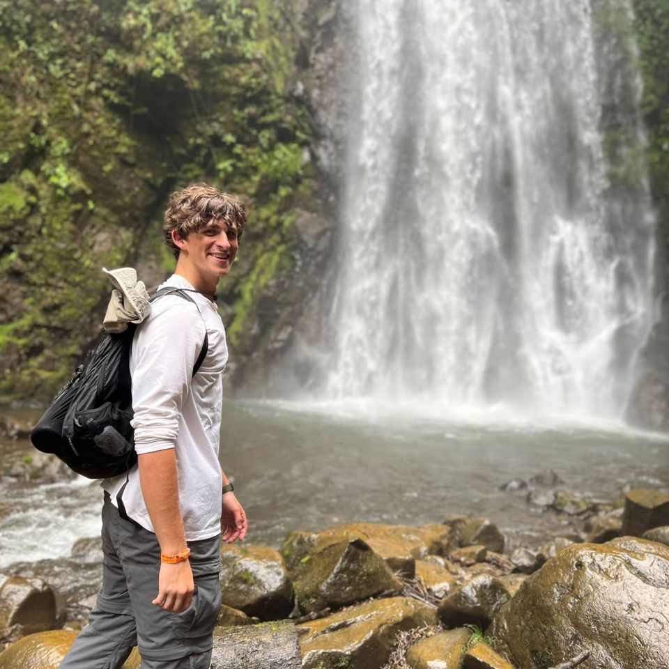 waterfall monteverde abroad
