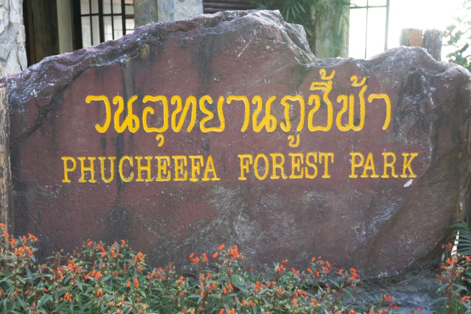 Picture of PhuCheeFa National Forest sign.