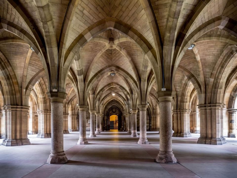 Cloisters at the University of Glasgow