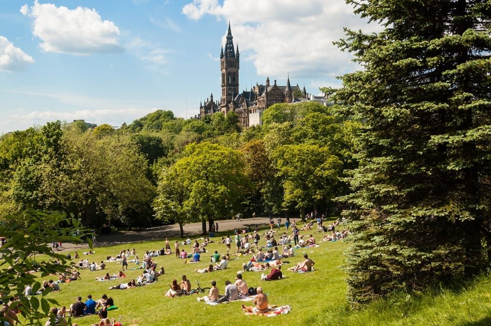 A large park in Glasgow