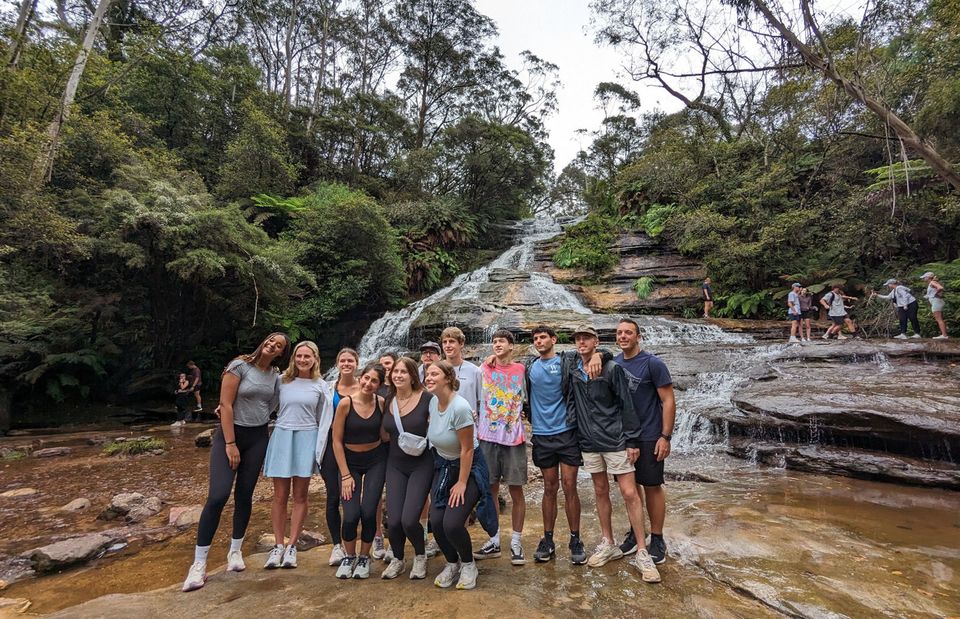 sydney waterfall hike abroad