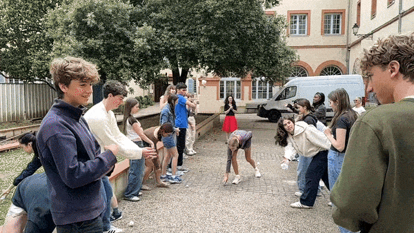 “Snowball,” one of the icebreaker activities at our two-day orientation.