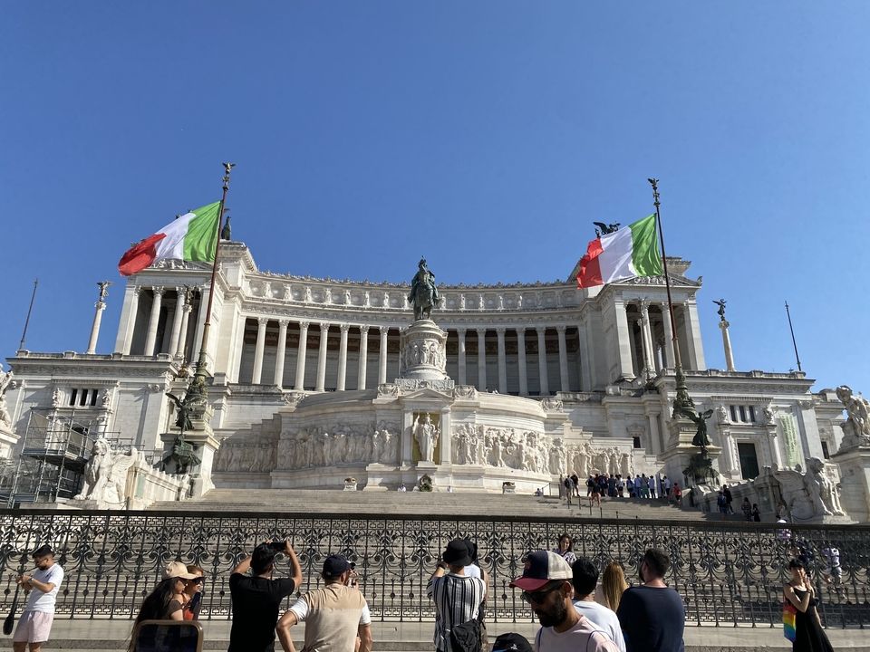 Monument to the last king of Italy