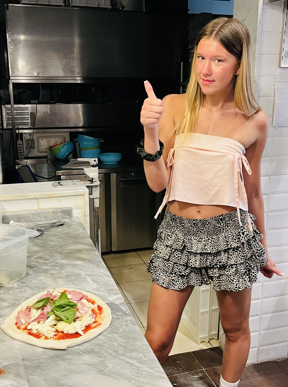 Adeline's pizza!