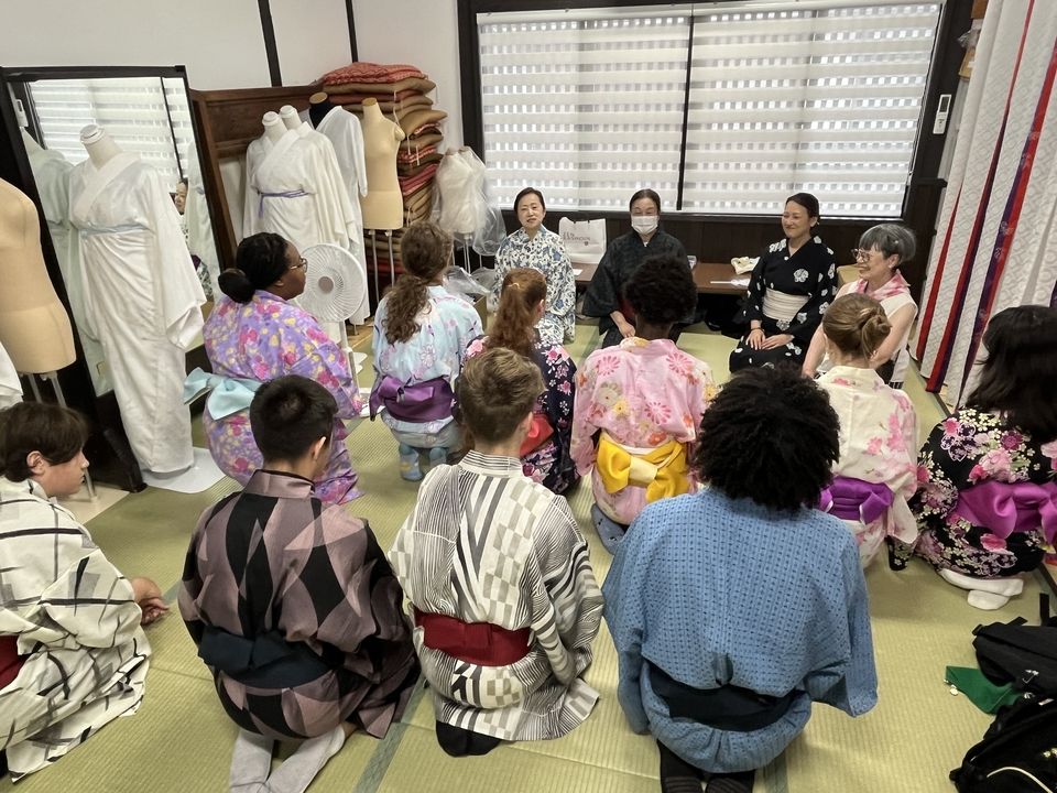 Yukata demonstration