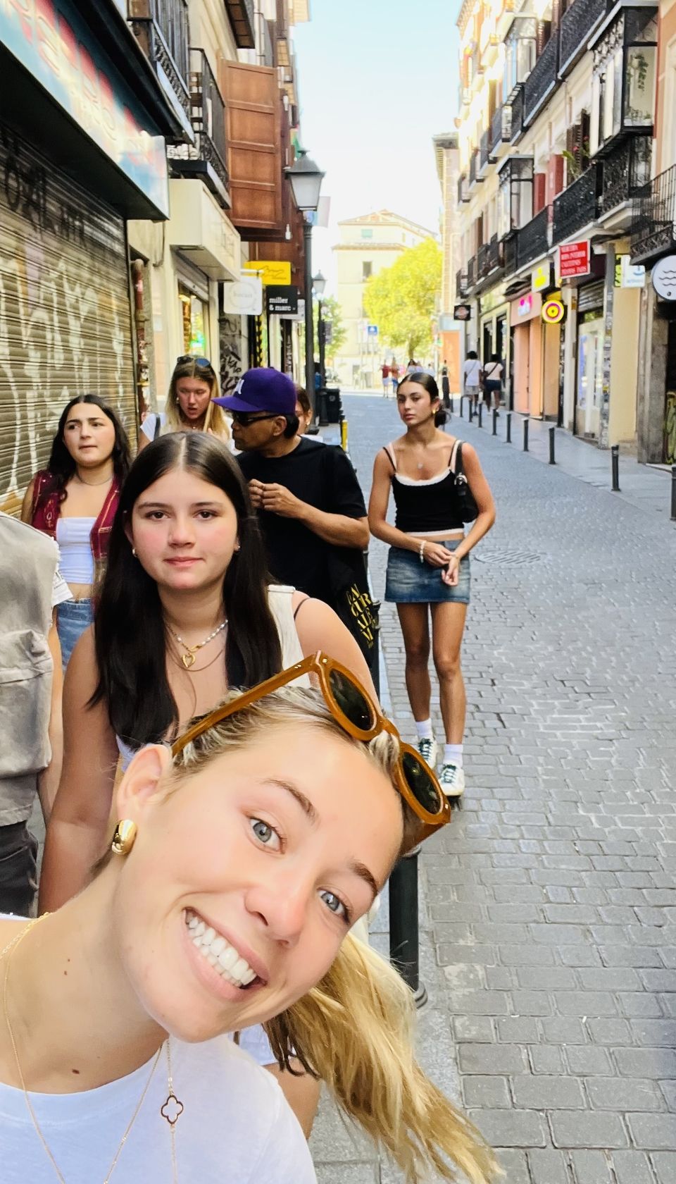 Group walking 