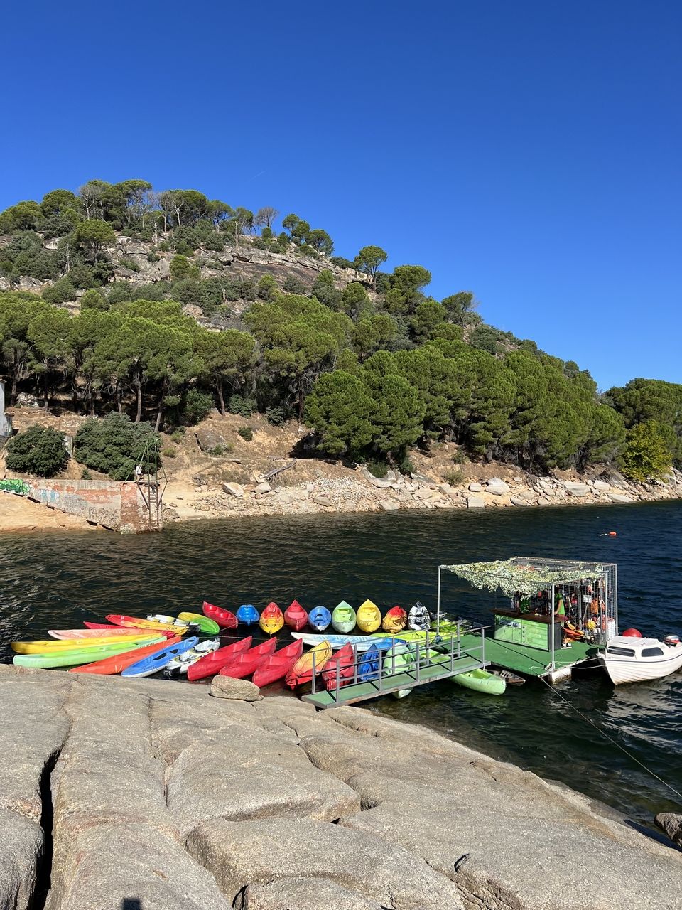 Kayaking stand