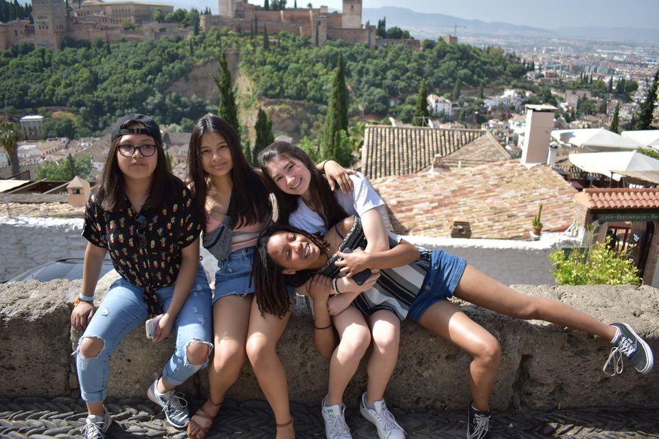 high school study abroad excursion in Spain
