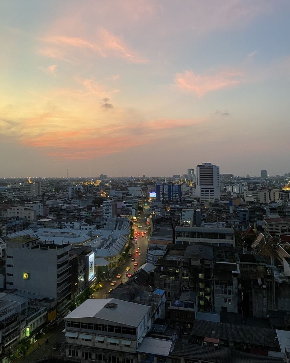 Bangkok Thailand City Sunset