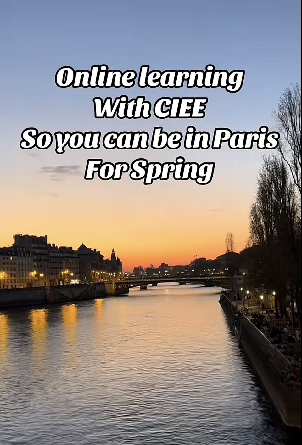 ASU online CIEE study abroad paris