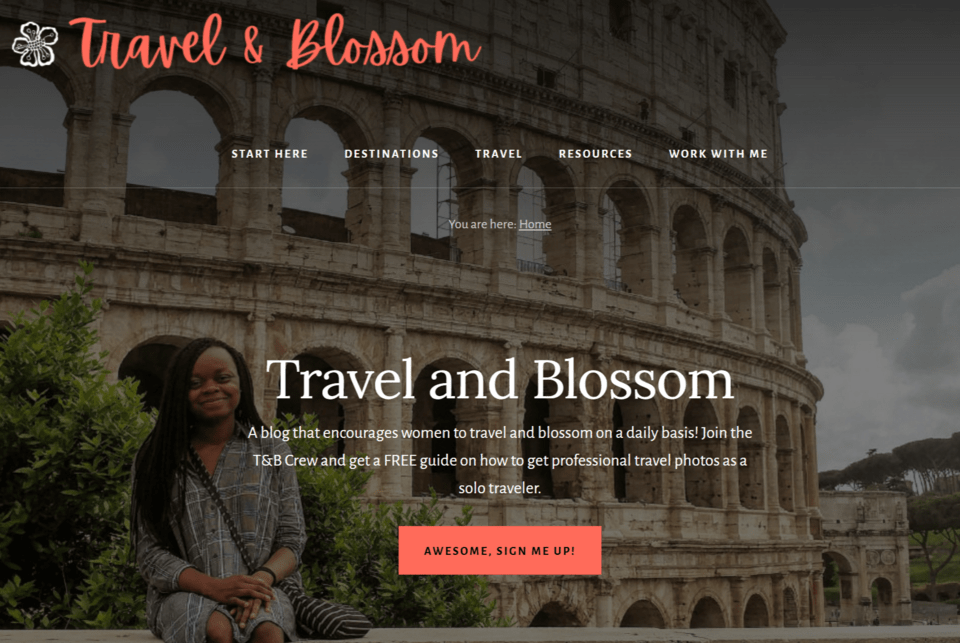 travel and blossom