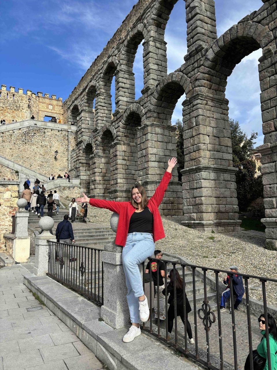 The Roman Aqueduct in Segovia
