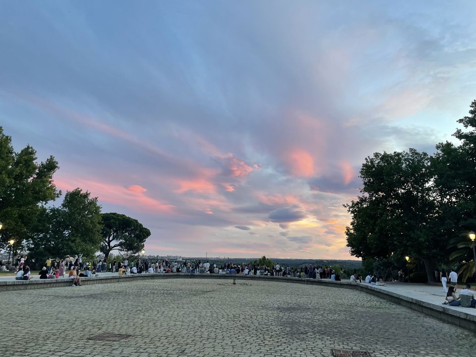 sunset spain