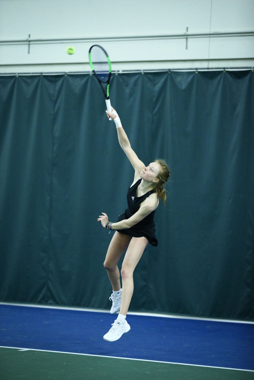 Serving during a college match