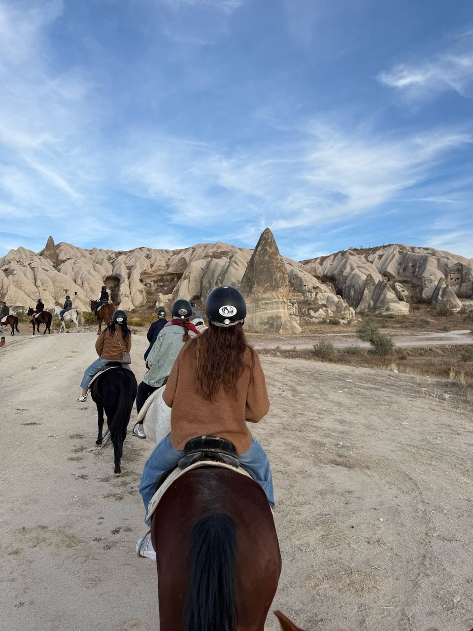 Horse back riding in the valley