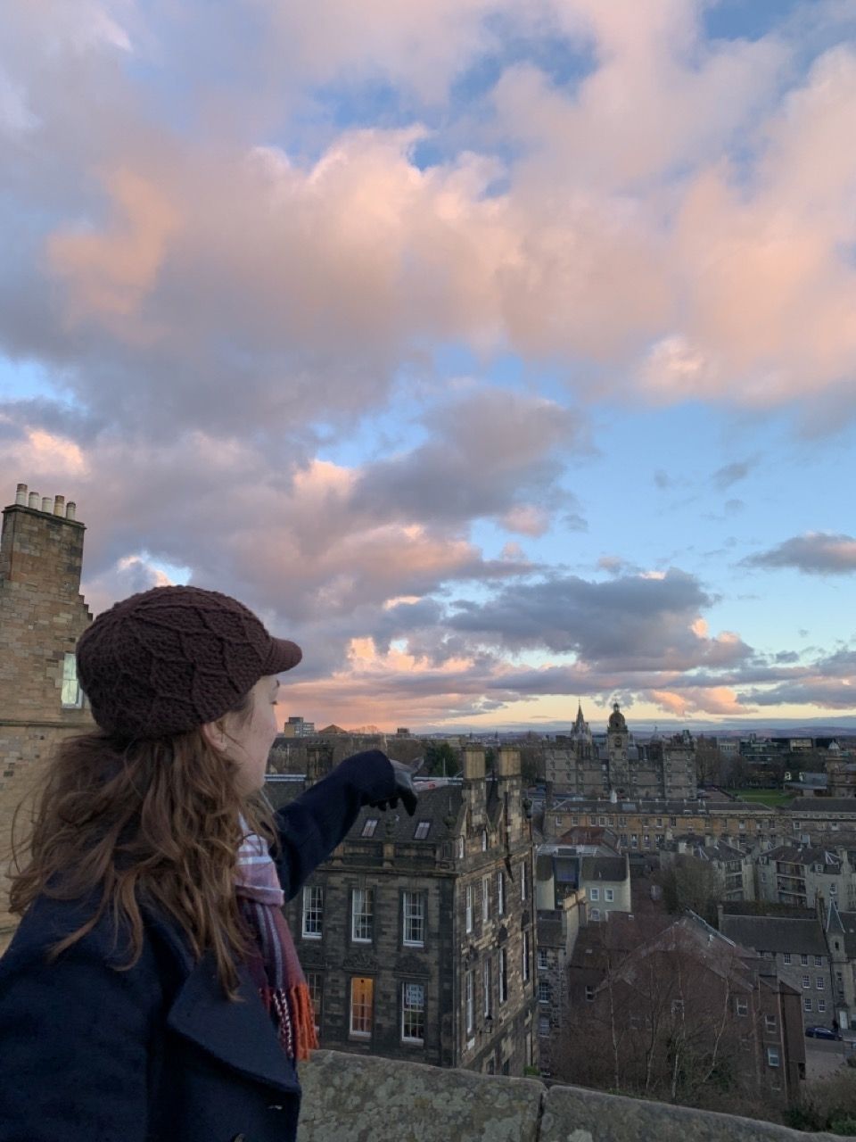 Makayla at the Castle outlook!