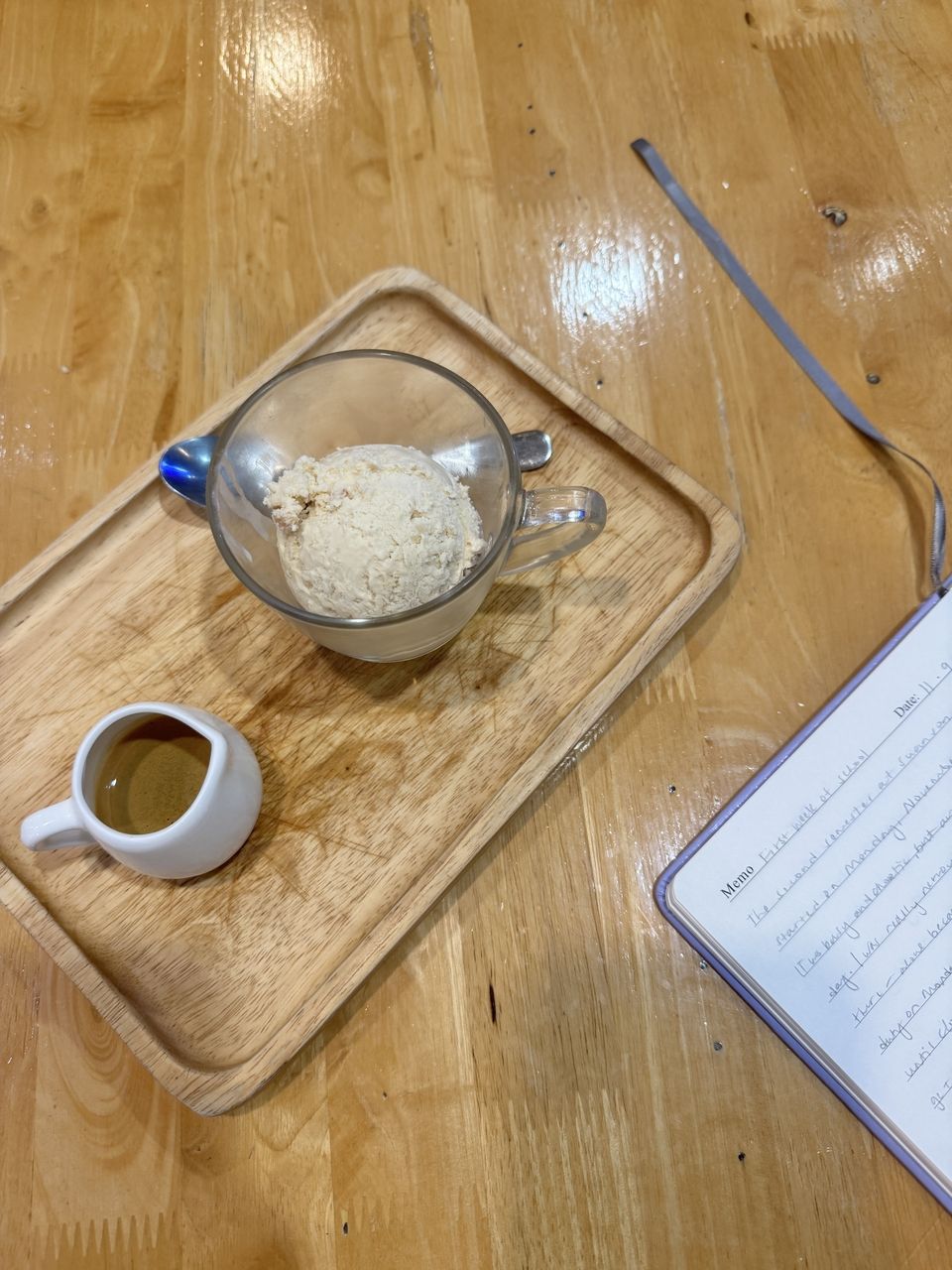 Affogato and journaling
