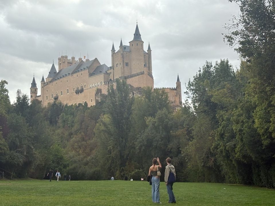 James and I in Segovia