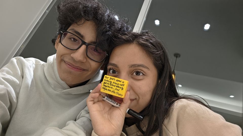 Me and my BF with our forever love lock