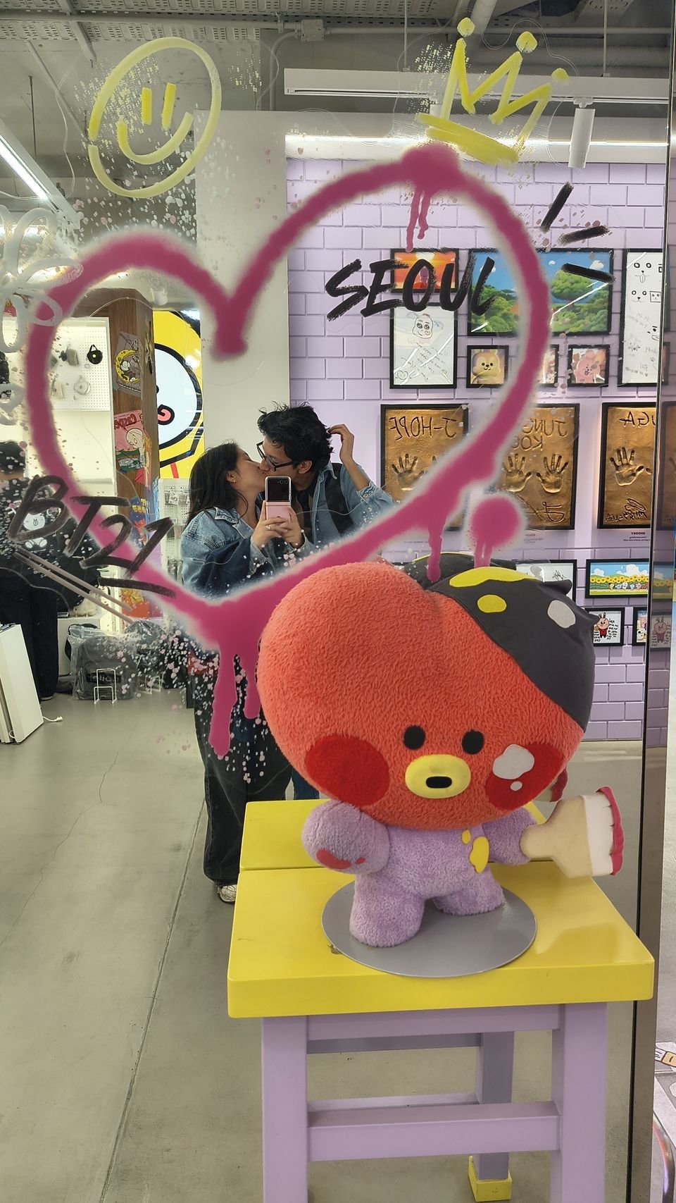 Me and BF in the LINE Store