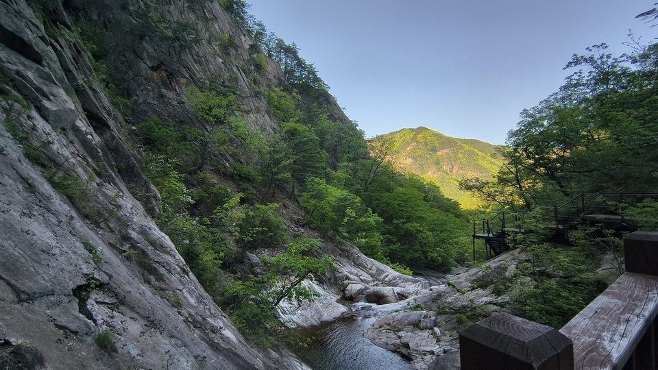 The Gorgeous view on the hiking trail