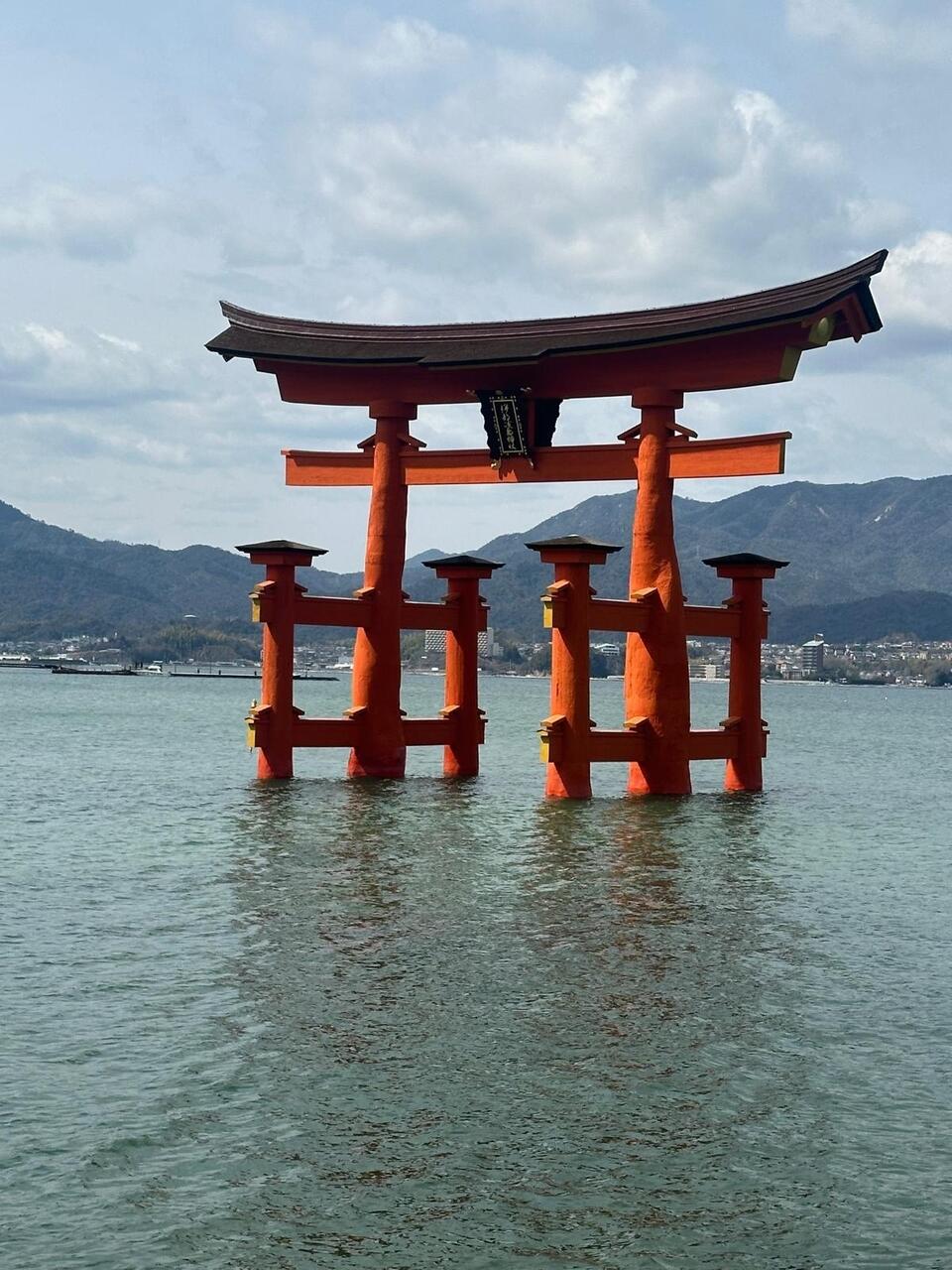 Torii in the ocean