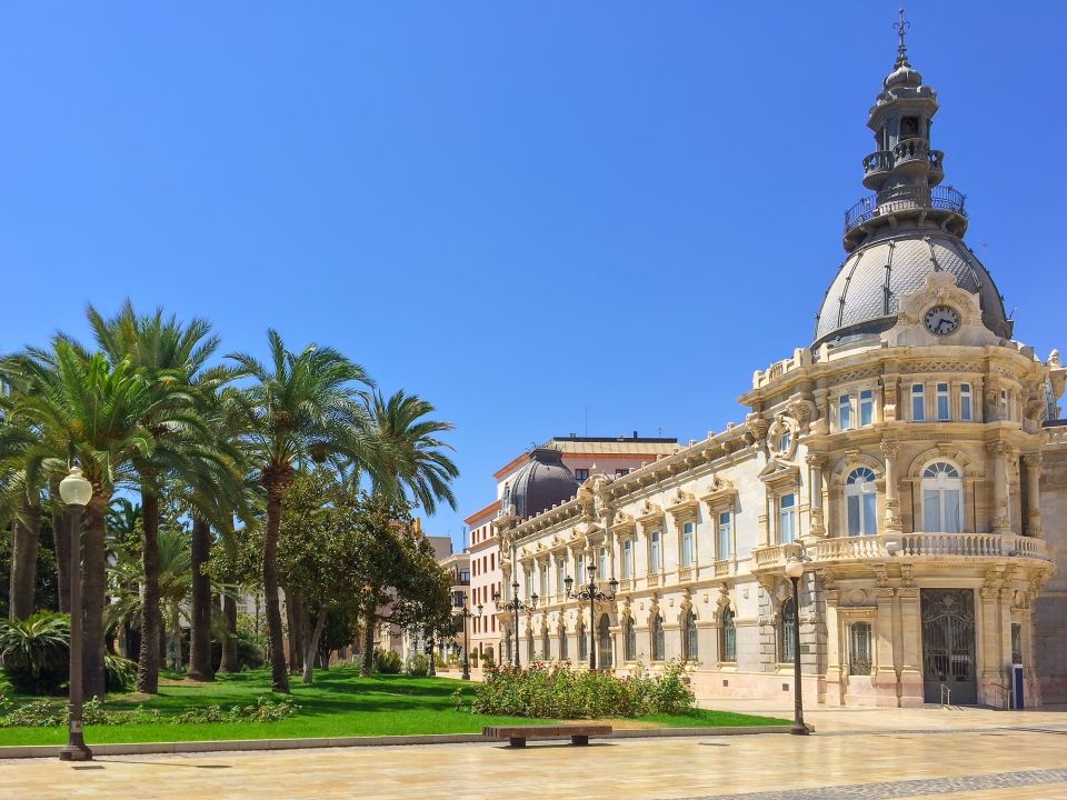 Historic building in Murcia, Spain