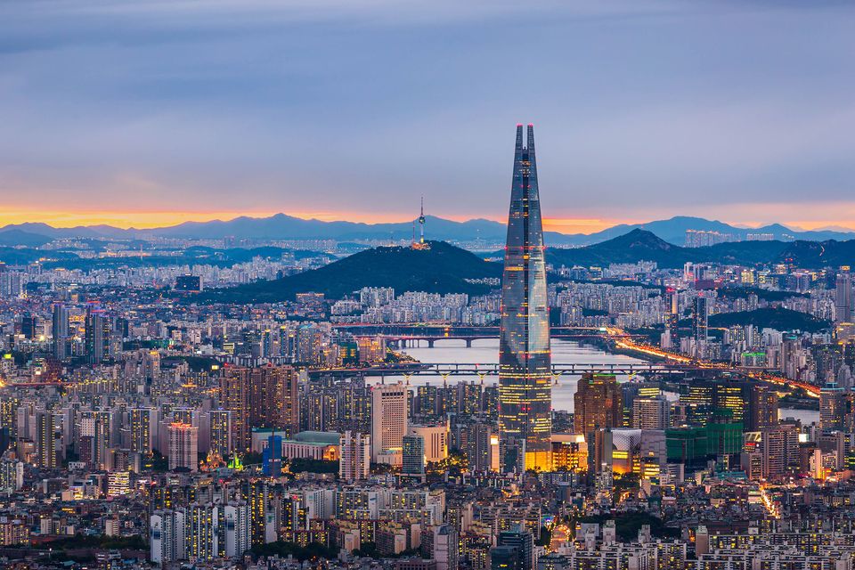 South Korea skyline