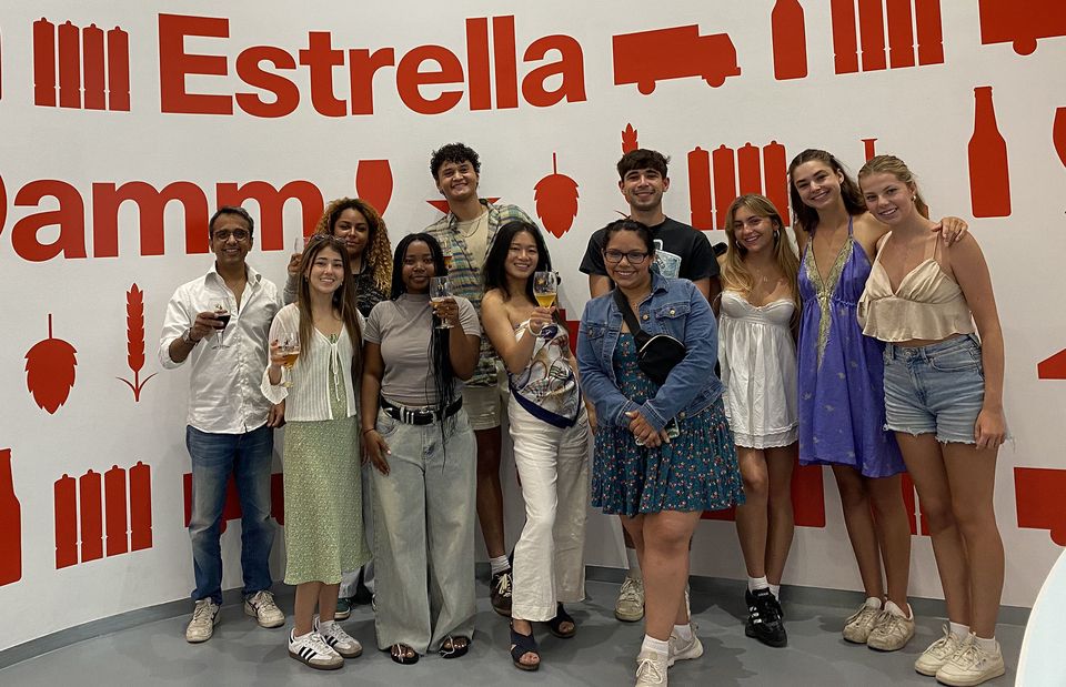 estrella damm factory barcelona spain student visit