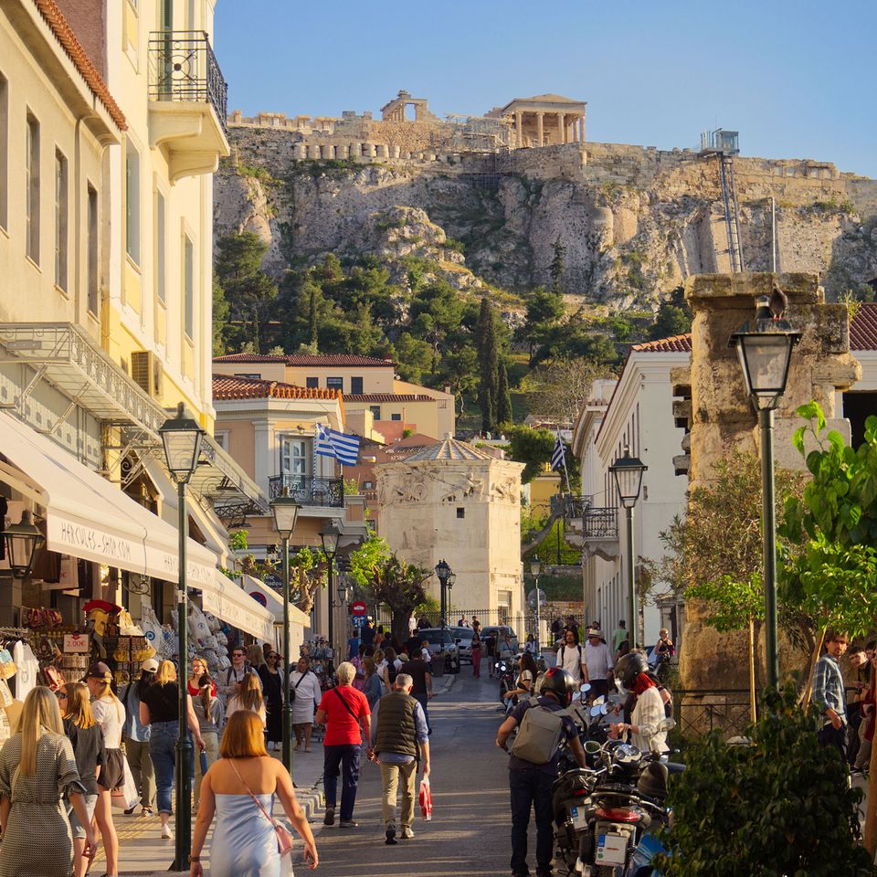 athens greece street abroad