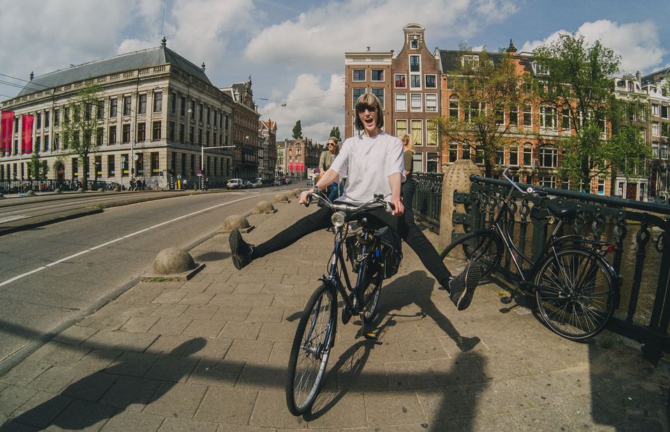amsterdam biking abroad