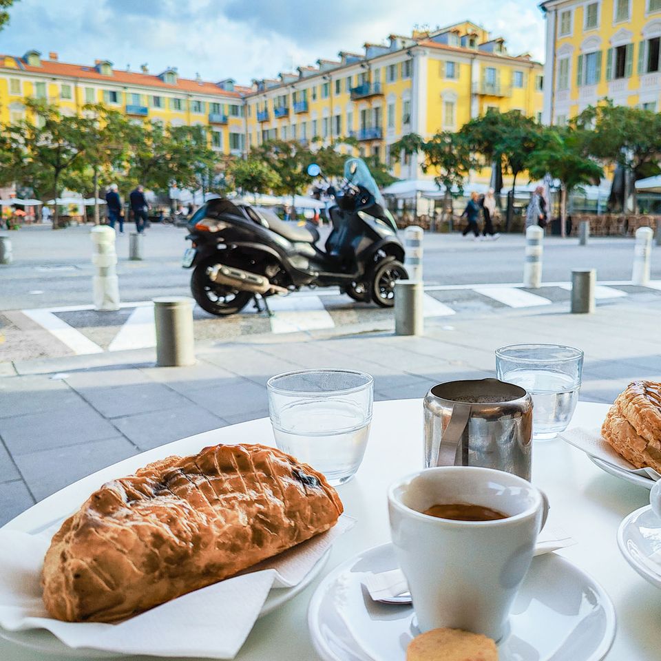 Nice France breakfast