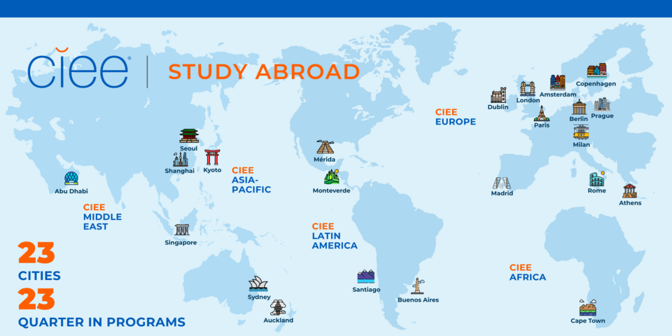 CIEE Quarter In Locations