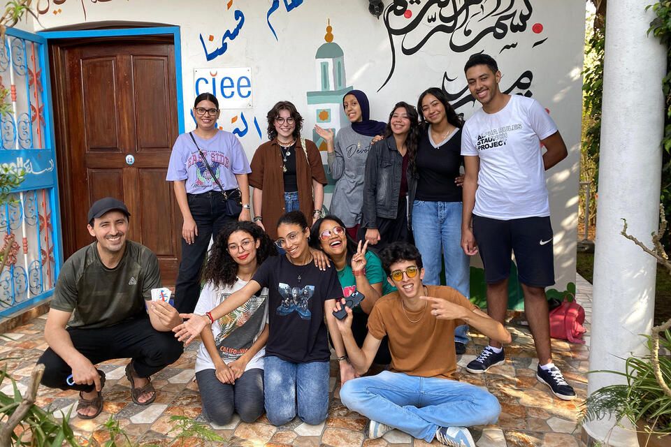 CIEE Rabat office group