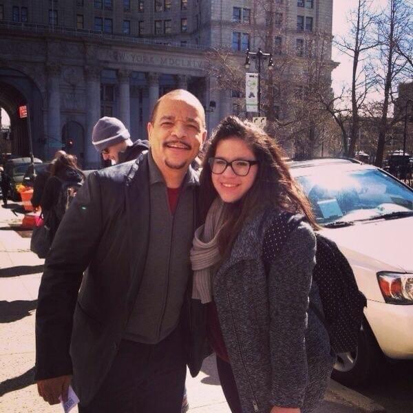 Running into actor and rapper Ice-T during her travel period was the ultimate cultural experience for Jolicoeur, a massive "Law & Order: SVU" fan.