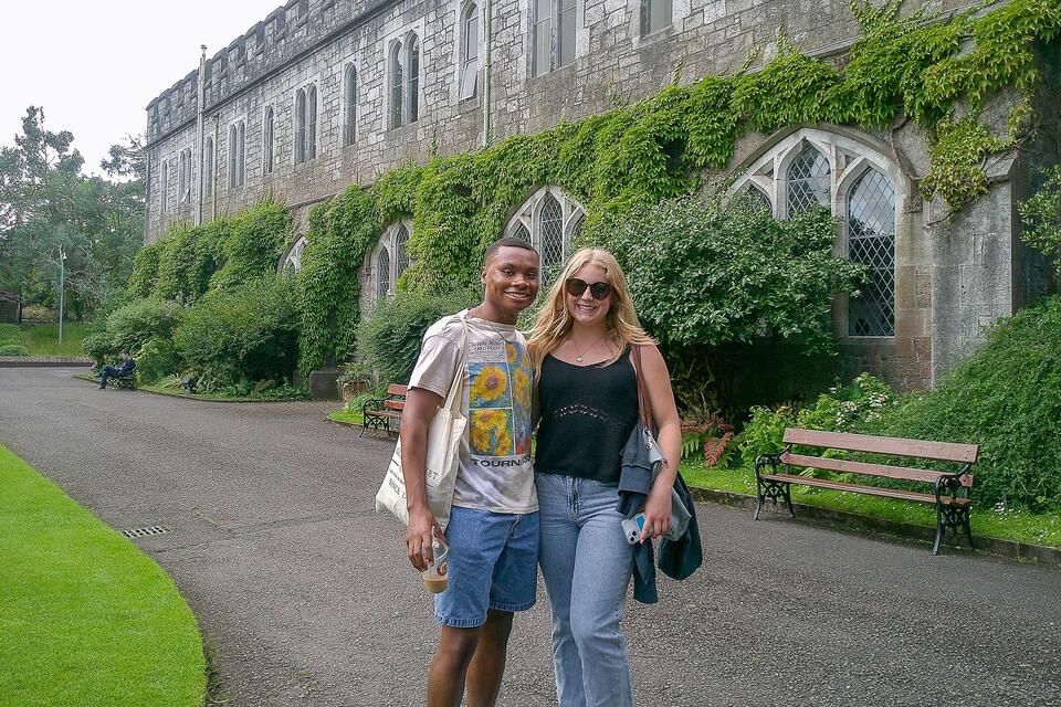 Frederick Douglass O'Connell Interns Stand in Dublin