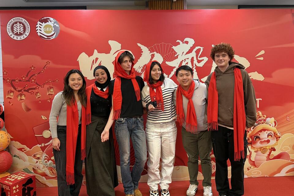 College Study Spring 2025 CIEE Shanghai students celebrate Chinese New Year