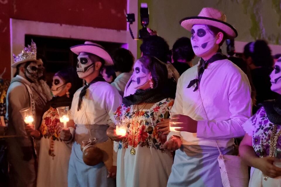 Parade of the Souls in Merida, Mexico